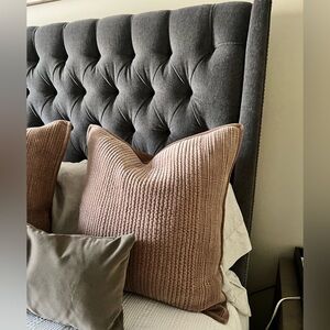 Arhaus euro velvet pillow covers